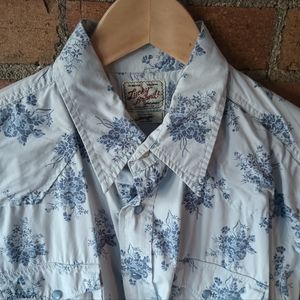 Lucky brand Western snap shirt, L